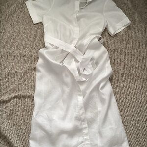 NWT Wilfred Eleta Linen Maxi Dress, Size S